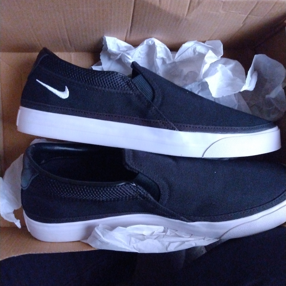 Nike Court Legacy slip on shoes size 10